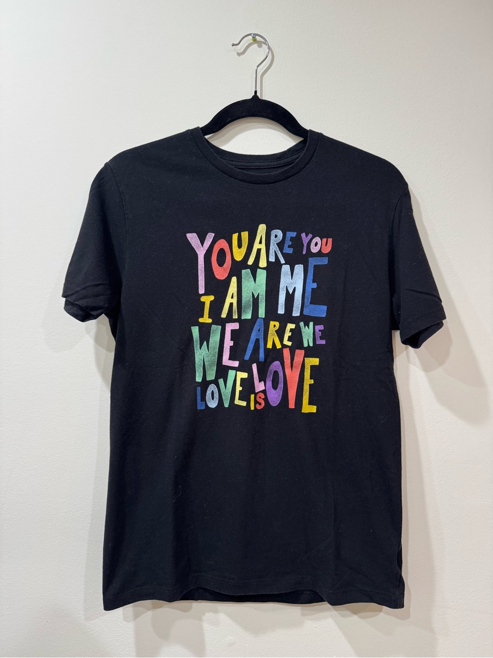 Old Navy Black Soft-Washed Tee with Subtle Logo
